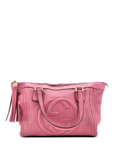 Gucci Pre-Owned Soho Zip Leather Small tote bag Pink XTR2LFW78MZ1QT8Q