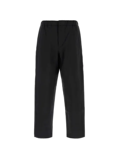 Herno elasticated-waistband trousers Black PT00076UL12846S