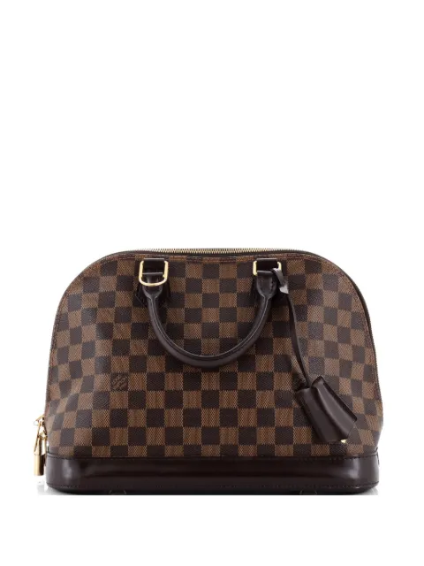 Louis Vuitton Pre-Owned Alma Handbag Damier PM satchel Brown NFRBUT01HS14LHHM