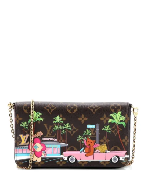 Louis Vuitton Pre-Owned Felicie Pochette Limited Edition Vivienne Xmas Monogram Canvas crossbody bag Brown B1AAS0FZJTG2XJT2