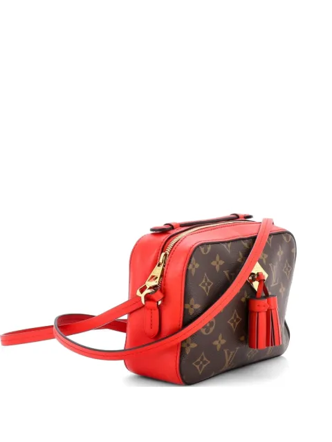 Louis Vuitton Pre-Owned Saintonge Handbag Monogram Canvas with Leather crossbody bag Brown AZOOEE737HLZYPIM