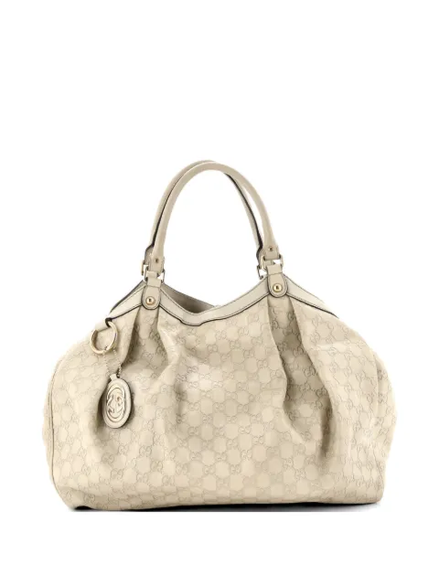 Gucci Pre-Owned Sukey Guccissima Leather Large tote bag Neutrals RWFUXKQ32TQCAPP4