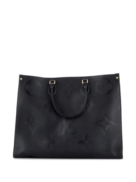 Louis Vuitton Pre-Owned OnTheGo Monogram Empreinte Giant GM tote bag Black 9TLYYC5CLGM14UFA