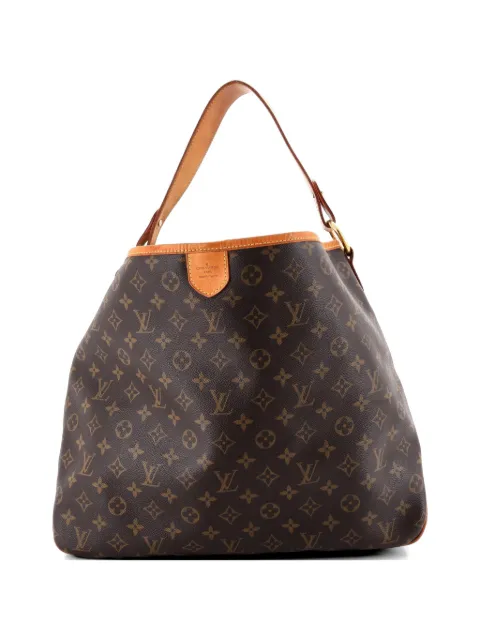 Louis Vuitton Pre-Owned Delightful Handbag Monogram Canvas MM hobo bag Brown 132135SPU1J833RB