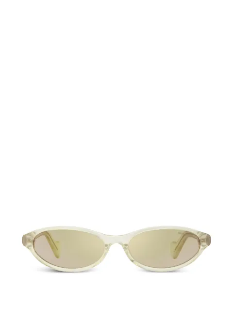 Moncler Eyewear oval-frame sunglasses Neutrals ML01175825G