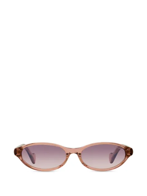 Moncler Eyewear oval-frame sunglasses Neutrals ML011758