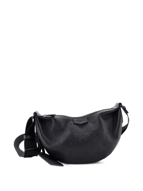 Louis Vuitton Pre-Owned Hamac Handbag Monogram Shadow Leather PM hobo bag Black W6AOVQKAMAXZ8WDN