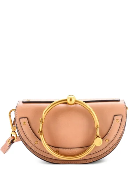Chloé Pre-Owned Nile Leather Mini crossbody bag Neutrals DAZS6W84955HGU3I