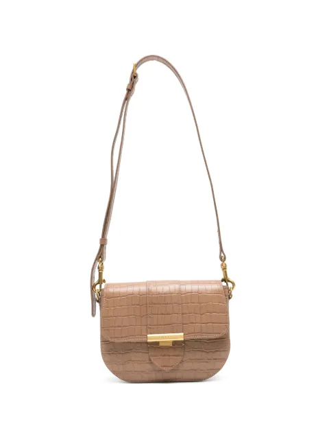 Lancaster croc-effect cross body bag Neutrals 531054