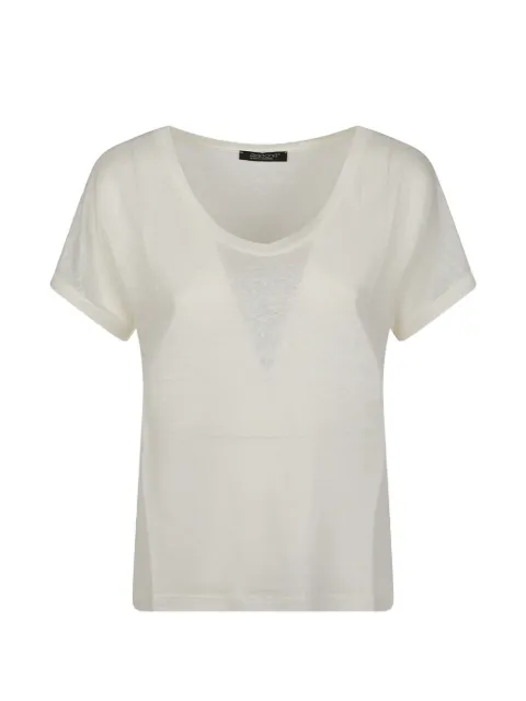 Aragona scoop-neck t-shirt Neutrals D3367TP