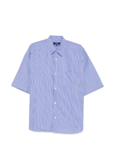 Comme des Garçons Homme striped short-sleeve shirt Blue HQB020