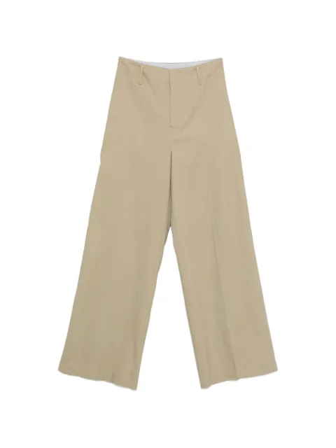 Alysi concealed-closure trousers Neutrals 116112