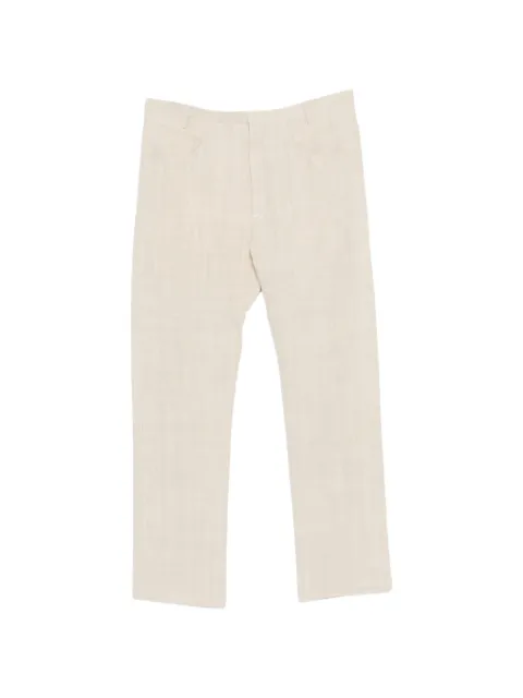 Label Under Construction linen chino trousers Neutrals FPN323CMILN