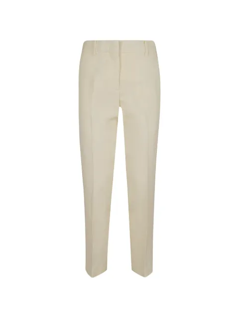 Ermanno Scervino pressed-crease tailored trousers Neutrals D486P300DIE