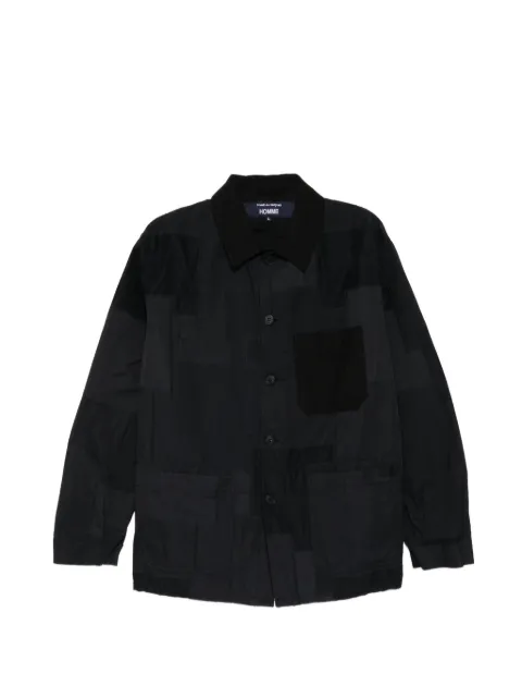 Comme des Garçons Homme patchwork cotton jacket Black HQJ017