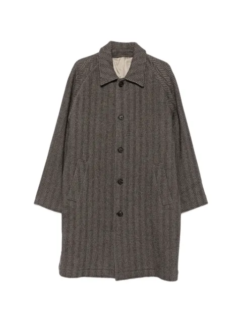 Eleventy herringbone cashmere coat Brown N75CAPN02NOCAPTES0N133