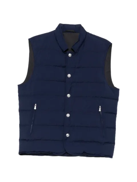 Eleventy quilted-pattern gilet Blue N75GILN01GBT27007