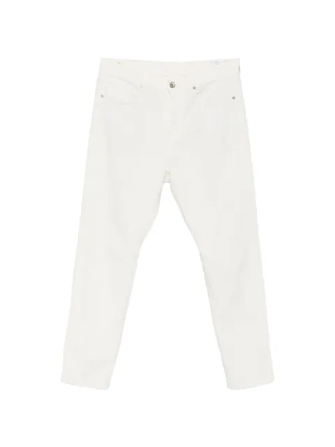 Eleventy straight-leg trousers White N75PANN12TET0M010