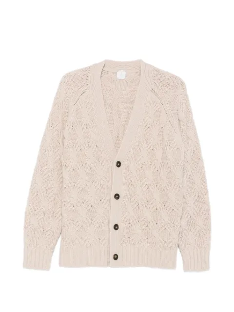 Eleventy cable-knit cardigan Neutrals N76MAGN73MAG0N102