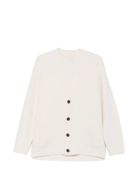 Eleventy V-neck button-up cardigan Neutrals N76MAGN75MAG0N102