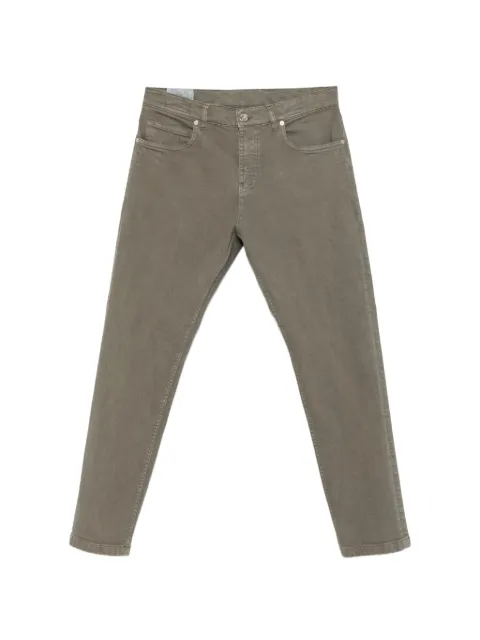 Eleventy five-pocket trousers Green N75PANN10TET0M013