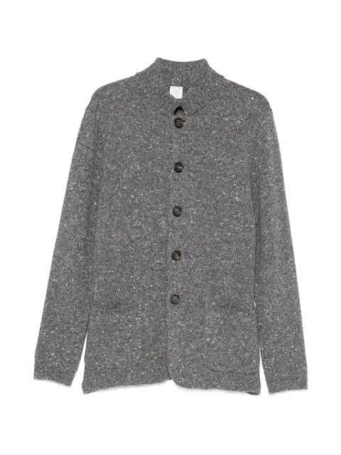 Eleventy flecked-knit button-up cardigan Grey N76MAGN18MAG0H001