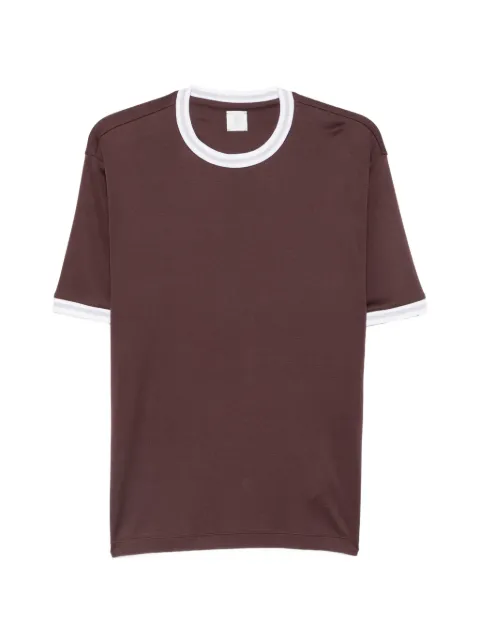 Eleventy contrast-trim T-shirt Red N75TSHN07TES0N351