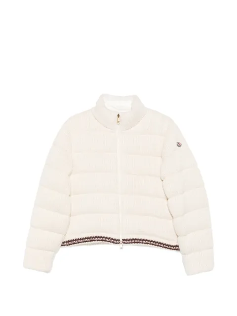 Moncler quilted knitted jacket Neutrals L20939B00009N0005