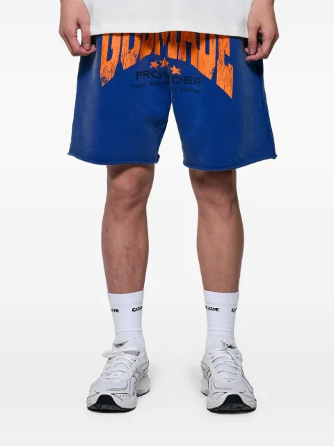 GODMADE Provider graphic-print shorts Blue GMST013870
