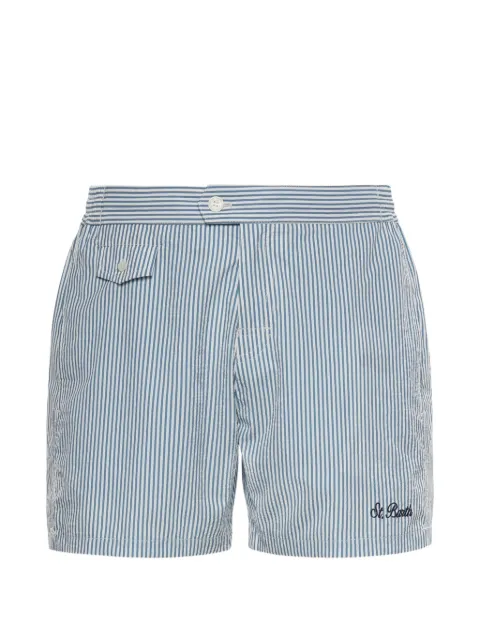 MC2 Saint Barth striped swim shorts Blue CPF000100096L