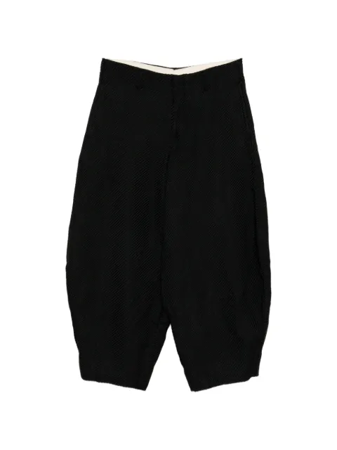 Comme des Garçons Homme Plus textured trousers Black PQP042051BLK