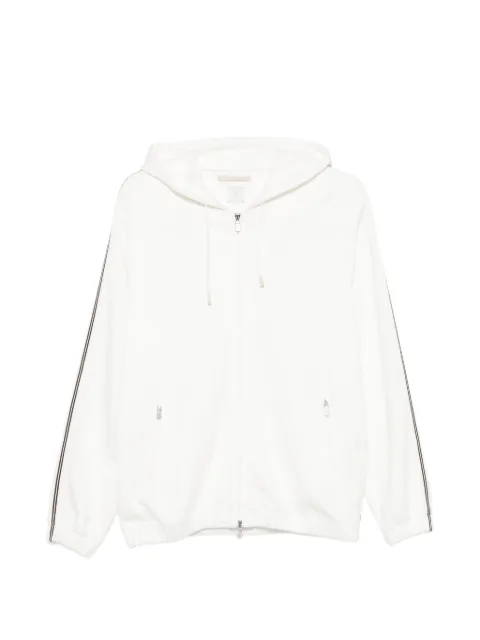 Eleventy side-stripe hoodie Neutrals N75FELN28FEL26005