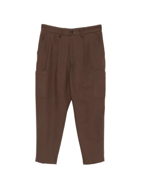 Eleventy pocket pleated trousers Brown N75PANN02TES0N094