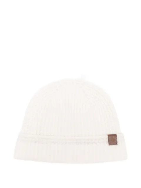 Eleventy ribbed-knit beanie hat Neutrals N77CPLN09TES0N014