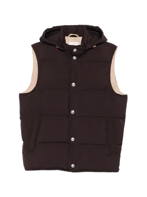 Eleventy quilted-patttern gilet Red N75GILH04GBT2700710N