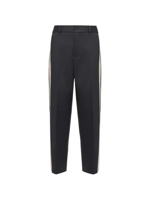 Moncler side-stripe trousers Blue L20912A00017599LT