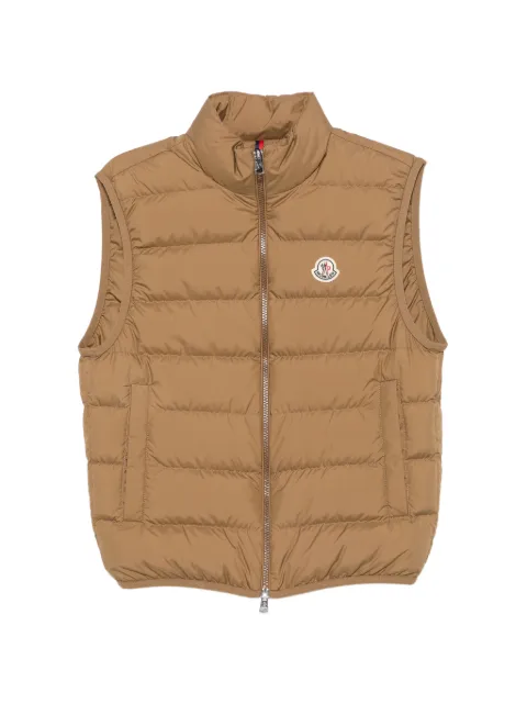 Moncler Contrin gilet Brown L20911A0011054A81