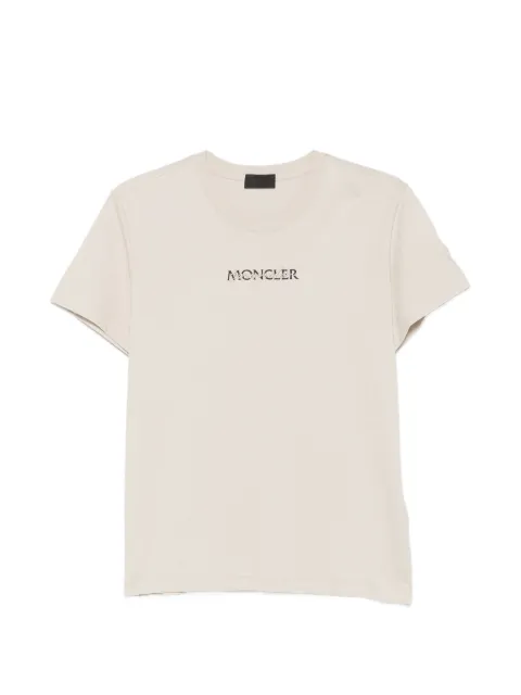 Moncler crew-neck T-shirt Neutrals L20938C0001289B8Q