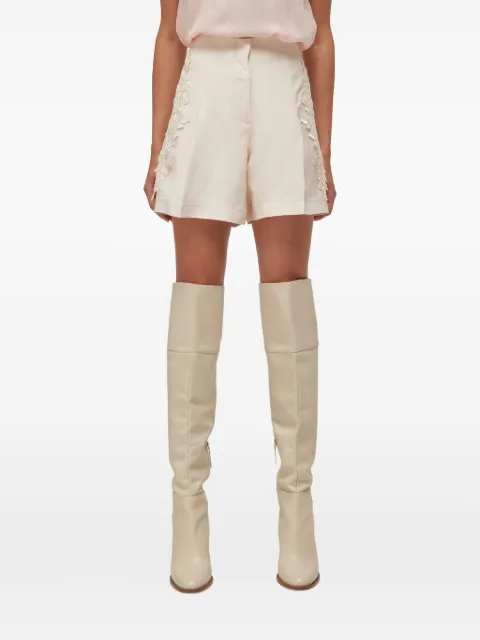 Blugirl floral-embroidered shorts Neutrals RA6096T8823P9545