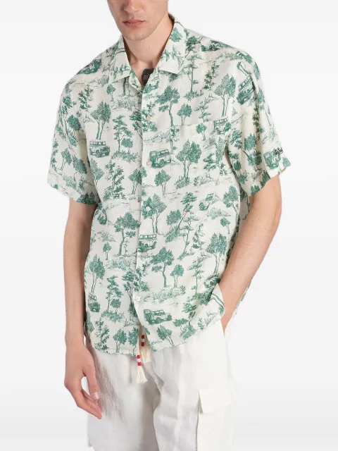 MC2 Saint Barth graphic-print short-sleeve shirt Neutrals SIF000201100L