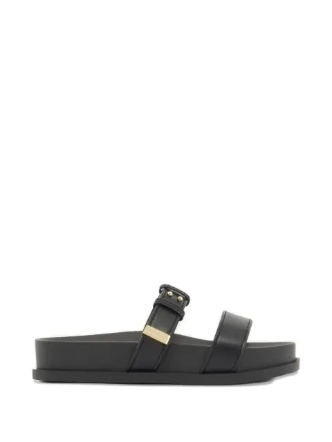 Armani Exchange two-strap buckled sandals Black XW002575AF21266