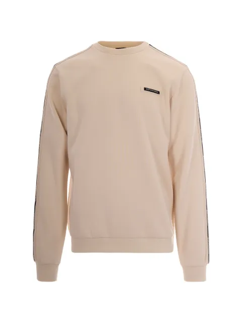 Ea7 Emporio Armani logo-patch sleeve-tape sweater Neutrals 7M001478AF12660U1088