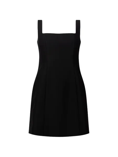 TWENTY FOURHAITCH Marfa square-neck dress Black A0109NER62PNERO