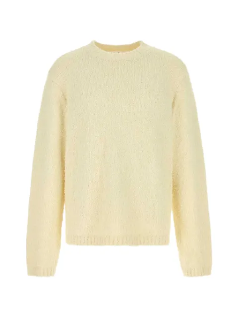 Séfr Odilon textured-knit sweater Yellow ODILONTEXTUREDCREAMTENCEL