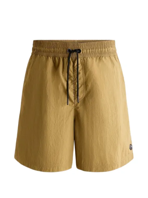 Fusalp Halfi crinkled-texture swim shorts Yellow 26EJ2523