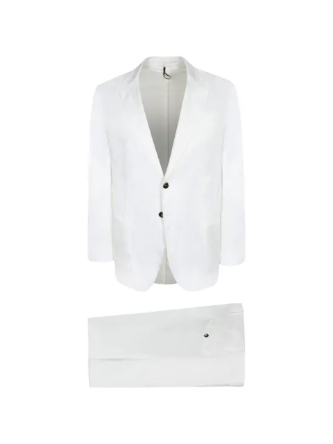 Dell'oglio single-breasted suit White OS01DSE1834