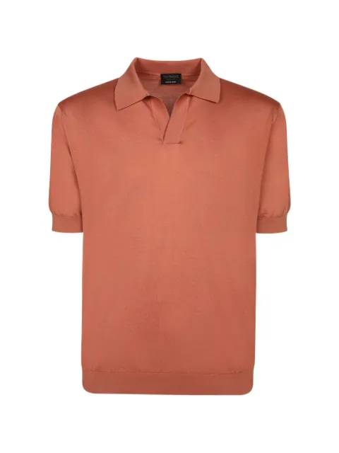 Dell'oglio short-sleeve polo-collar T-shirt Orange PL1MCSKSU18R300