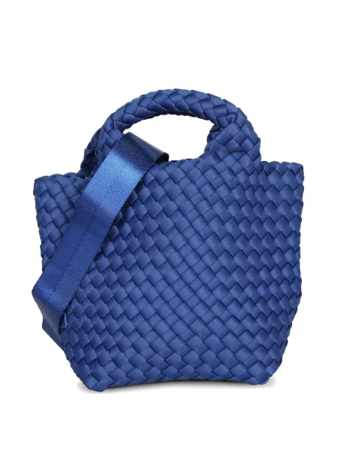 NAGHEDI woven-design tote bag Blue NSN03011LD