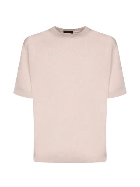 Dell'oglio fine-knit short-sleeve T-shirt Neutrals TS0MCLC14R