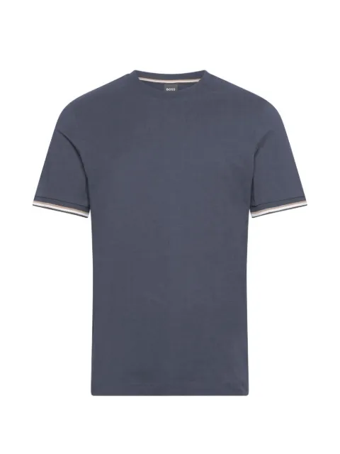 BOSS stripe-detail t-shirt Blue 50501097